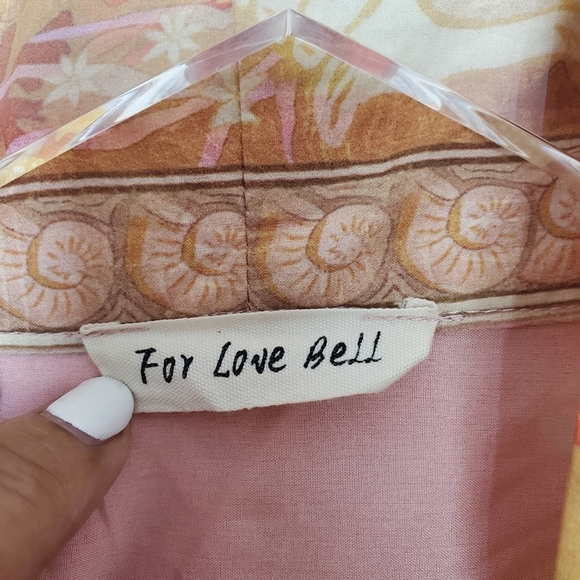 Mermaid Gypsy Madison Boho Floral Kimono Duster Robe - Picture 9 of 13